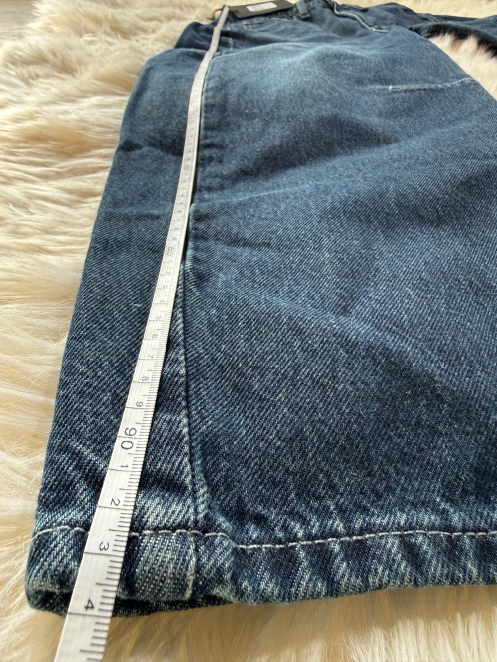 rag & bone Barrel Leg Dark Blue Denim Jeans - Picture 9 of 15